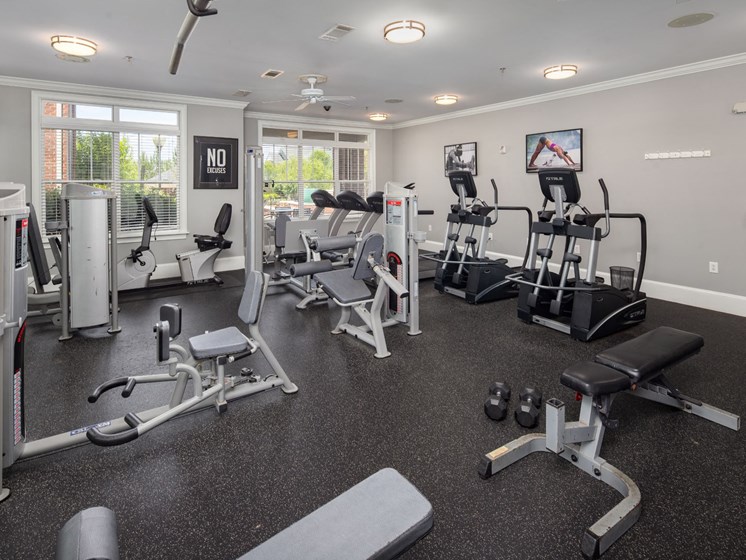 Two State-Of-The-Art Fitness Facility With Yoga And Strength Training at Abberly Village Apartment Homes, West Columbia, South Carolina